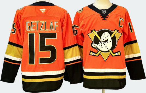 Фанатское джерси NHL Anaheim Ducks 'Getzlaf 15' ALTERNATE 19/23