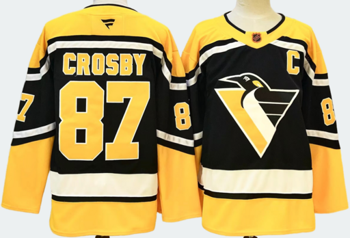 Фанатское джерси NHL Pittsburgh Penguins 'Crosby 87' REVERSE RETRO 22/23