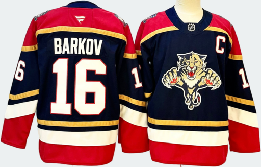Фанатское джерси NHL Florida Panthers 'Barkov 16' REVERSE RETRO 20/21