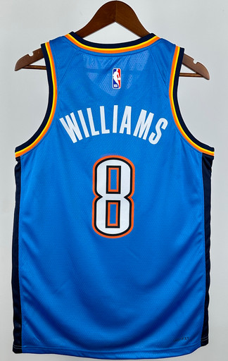 Джерси NBA Oklahoma City Thunder 'Williams 8' ICON