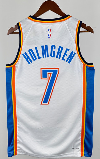 Джерси NBA Oklahoma City Thunder 'Holmgren 7' ASSOCIATION