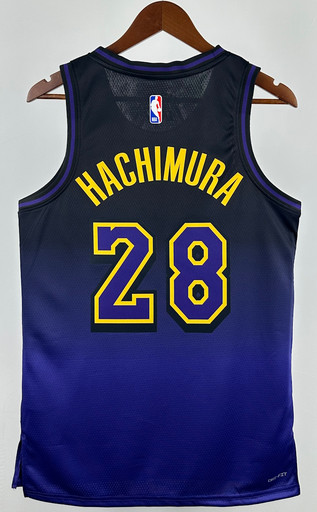 Джерси NBA Los Angeles Lakers 'Hachimura 28' CITY 24/25