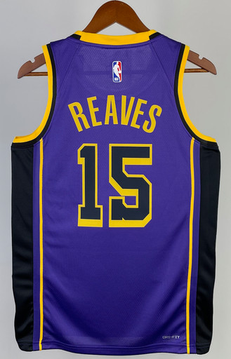 Джерси NBA Los Angeles Lakers 'Reaves 15' STATEMENT