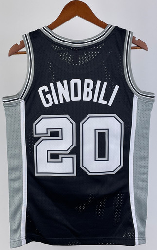 Джерси NBA San Antonio Spurs 'Ginobili 20' HWC AWAY 02/03