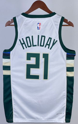 Джерси NBA Milwaukee Bucks 'Holiday 21' ASSOCIATION