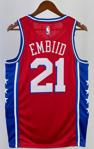 Джерси NBA Philadelphia 76ers 'Embiid 21' STATEMENT