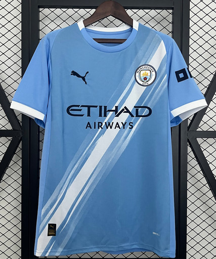 Фанатская футболка Manchester City Home 2025/26