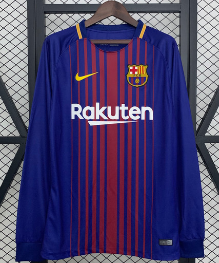 Фанатская футболка FC Barcelona 17/18 HOME LS