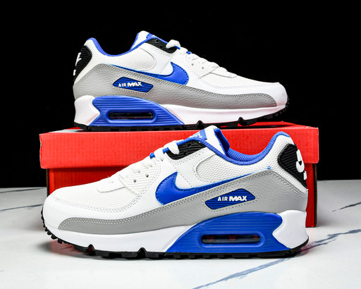 Кроссовки Air Max 90 Leather 'White Game Royal'