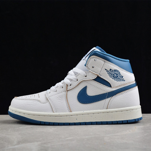 Кроссовки Air Jordan 1 Mid 'Industrial Blue'