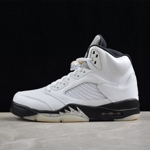 Кроссовки Air Jordan 5 Retro 'White Black'