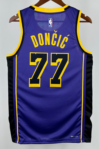Джерси NBA Los Angeles Lakers 'Doncic 77' STATEMENT