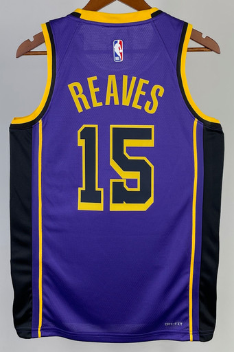 Джерси NBA Los Angeles Lakers 'Reaves 15' STATEMENT