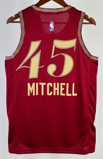 Джерси NBA Cleveland Cavaliers 'Mitchell 45' CITY 23/24