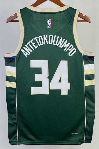 Джерси NBA Milwaukee Bucks 'Antetokounmpo 34' ICON