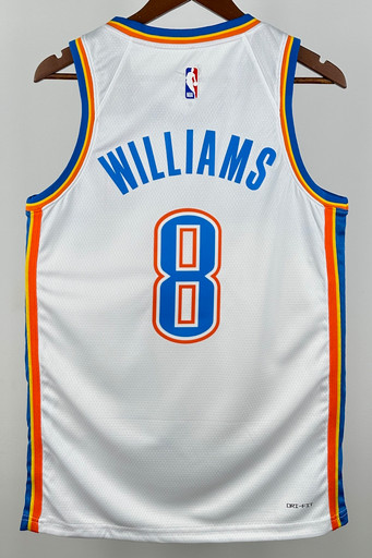 Джерси NBA Oklahoma City Thunder 'Williams 8' ASSOCIATION