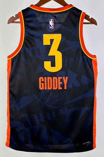 Джерси NBA Oklahoma City Thunder 'Giddey 3' CITY 23/24