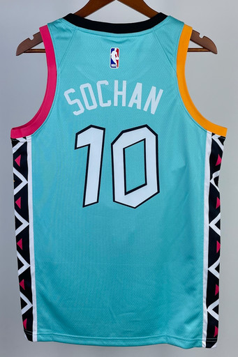 Джерси NBA San Antonio Spurs 'Sochan 10' CITY 2022/23