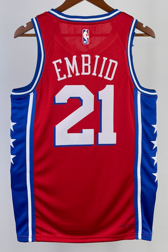Джерси NBA Philadelphia 76ers 'Embiid 21' STATEMENT