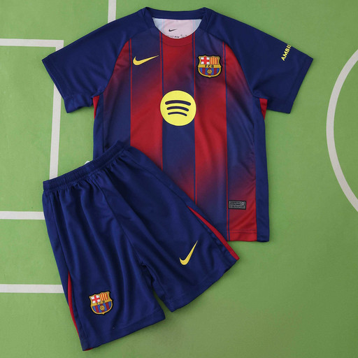 Детская футбольная форма Barcelona 25/26 HOME
