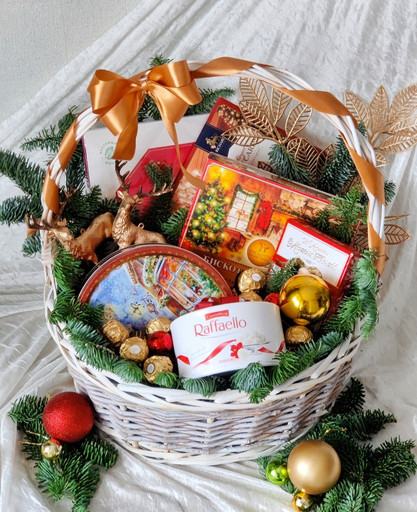 Шикарная корзина на новый год