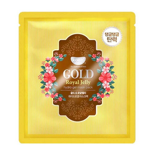 Гидрогелевая маска с золотом и маточным молочком Koelf Gold & Royal Jelly Hydro Gel Mask Pack
