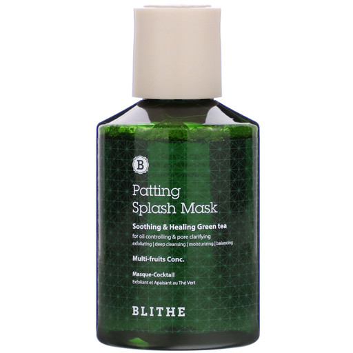 Успокаивающая сплэш-маска Patting Splash Mask Soothing & Healing Green Tea