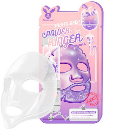Тонизирующая тканевая маска с фруктовыми экстрактами Elizavecca Fruits Deep Power Ringer Mask Pack