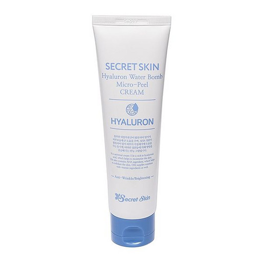 Увлажняющий гиалуроновый крем с эффектом микро-пилинга Secret Skin Hyaluron Water Bomb Micro-Peel Cream