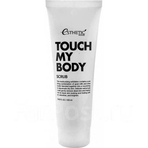 Смягчающий скраб для тела с козьим молоком Esthetic House Touch My Body Goat Milk Body Scrub