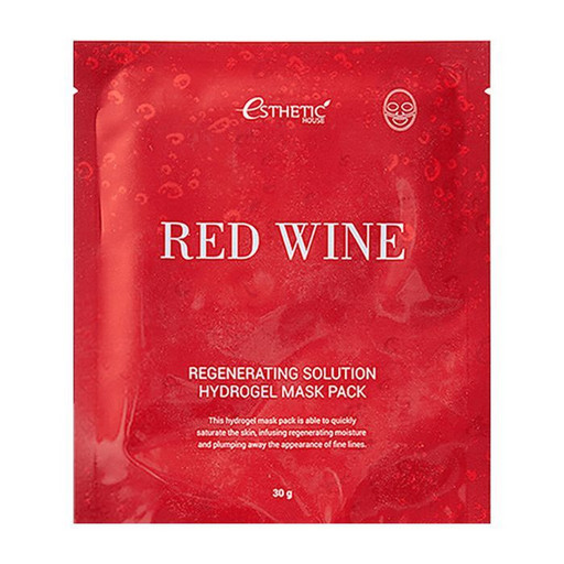 Гидрогелевая маска с красным вином Esthetic House Red Wine Regenerating Solution Hydrogel Mask Pack