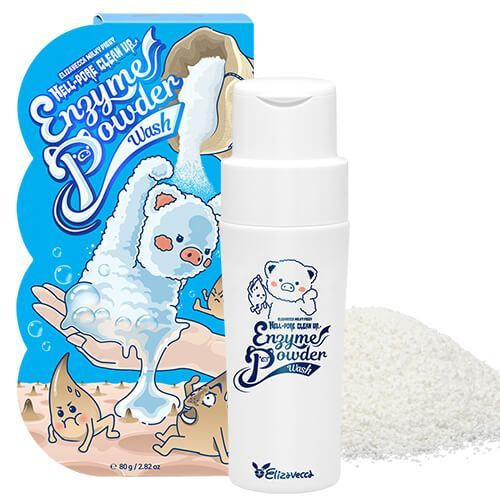Энзимная пудра для умывания лица с низким уровнем рН Elizavecca Milky Piggy Hell-Pore Clean Up Enzyme Powder Wash