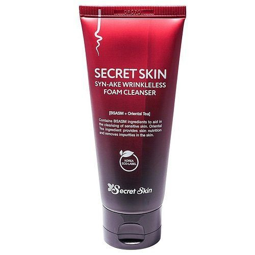 Пенка для умывания со змеиным ядом Secret Skin Syn-Ake Wrinkleless Foam Cleanser
