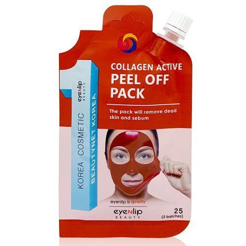 Маска-пленка с коллагеном очищающая Eyenlip Collagen Active Peel Off Pack