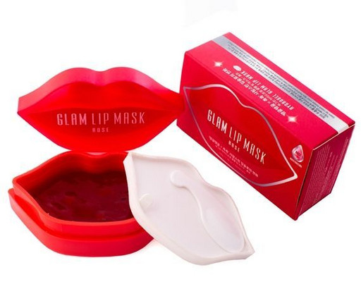 Гидрогелевые патчи для губ с экстрактом розы BeauuGreen Hydrogel Glam Lip Mask - Rose