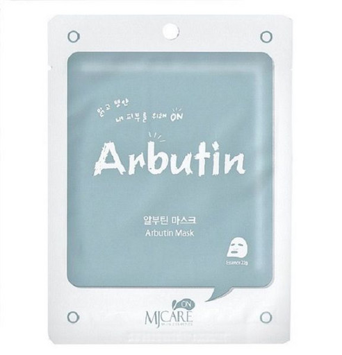 Тканевая маска с арбутином MJ CARE Arbutin Mask