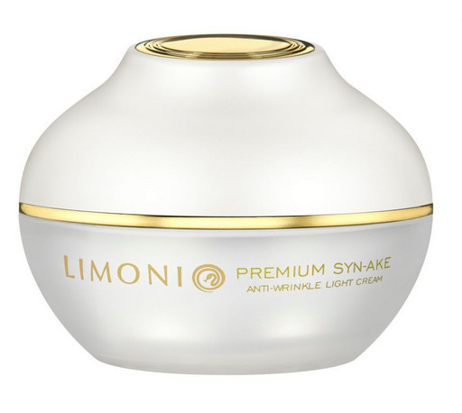 Крем антивозрастной легкий со змеиным ядом для лица LIMONI Premium Syn-Ake Anti-Wrinkle Cream Light
