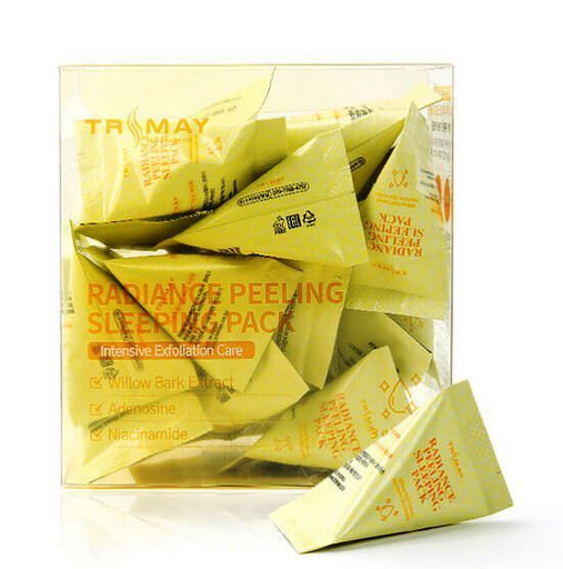 Ночная отшелушивающая маска с ниацинамидом для сияния кожи Trimay Radiance Peeling Sleeping Pack