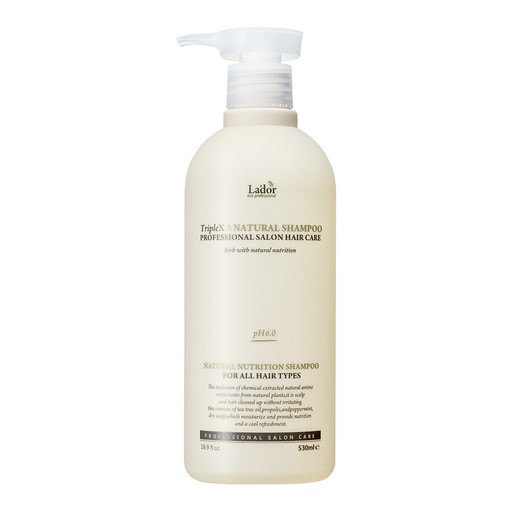 Безсульфатный органический шампунь с эфирными маслами Lador Triplex Natural Shampoo