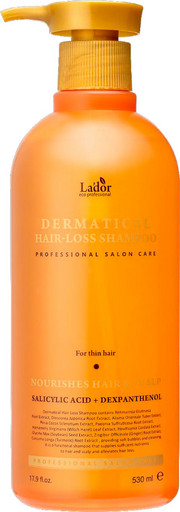 Укрепляющий шампунь против выпадения для тонких волос Lador Dermatical Hair-Loss Shampoo For Thin Hair