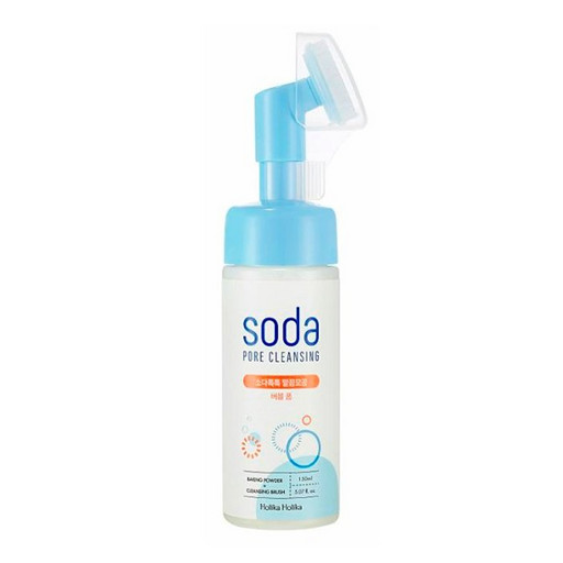 Пенка с содой и щёточкой для глубокого очищения Holika Holika Soda Pore Cleansing Bubble Foam