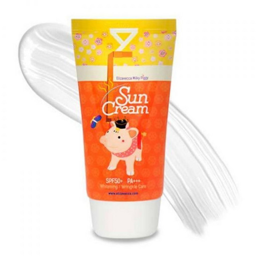 Солнцезащитный крем с коллагеном Elizavecca Milky Piggy Sun Cream SPF 50+ PA+++