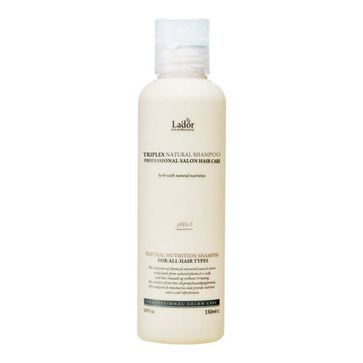 Безсульфатный органический шампунь с эфирными маслами Lador Triplex Natural Shampoo