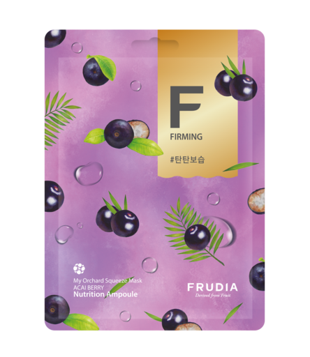 Бодрящая тканевая маска с ягодами асаи Frudia My Orchard Squeeze Mask Acai Berry
