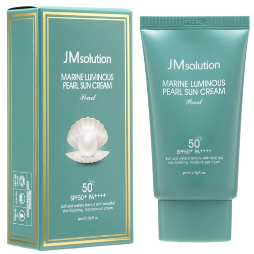 Солнцезащитный крем с экстрактом жемчуга и морскими минералами JMsolution Marine Luminous Pearl Sun Cream SPF 50+ PA++++