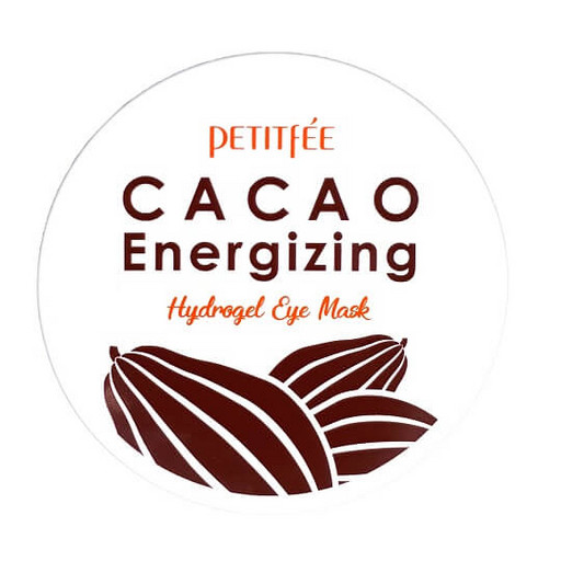 Тонизирующие гидрогелевые патчи с какао Petitfee Cacao Energizing Hydrogel Eye Patch