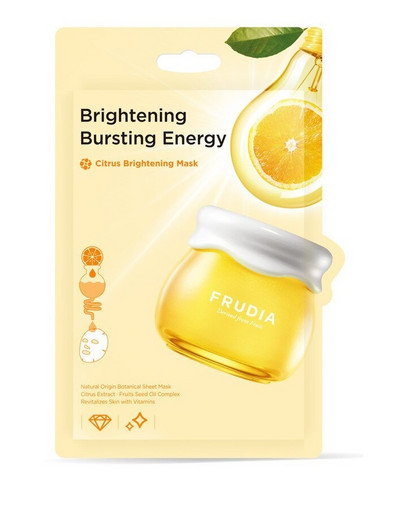 Осветляющая тканевая маска с экстрактом мандарина Frudia Citrus Brightening Mask