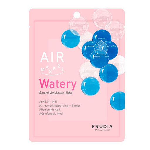 Воздушная тканевая маска для глубокого увлажнения Frudia Air Mask 24 Watery