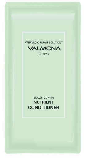 Пробник аюрведического кондиционера для питания и оздоровления поврежденных волос Evas Valmona Ayurvedic Repair Solution Black Cumin Nutrient Conditioner