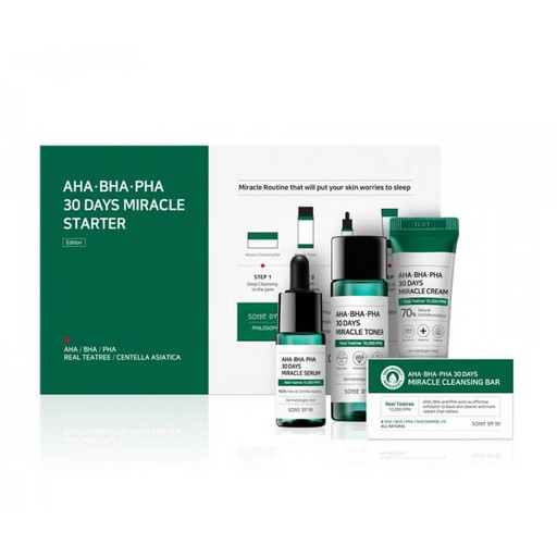 Набор по уходу за проблемной кожей с кислотами Some By Mi AHA-BHA-PHA 30 Days Miracle Starter Kit